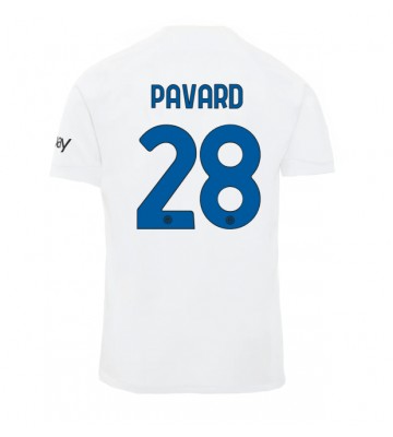 Inter Milan Benjamin Pavard #28 Segunda Equipación 2023-24 Manga Corta